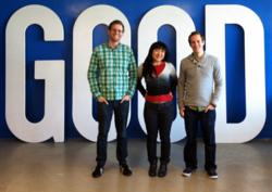 Coding for GOOD finalists Brian Bonus, Ada Ng, and Corey Speisman.